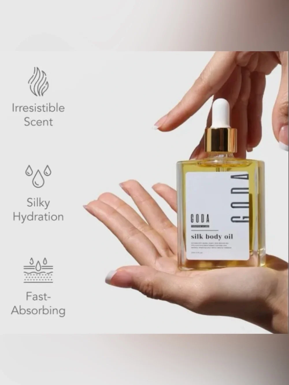 GODA BRAND NEW IN BOX SILK BODY OIL